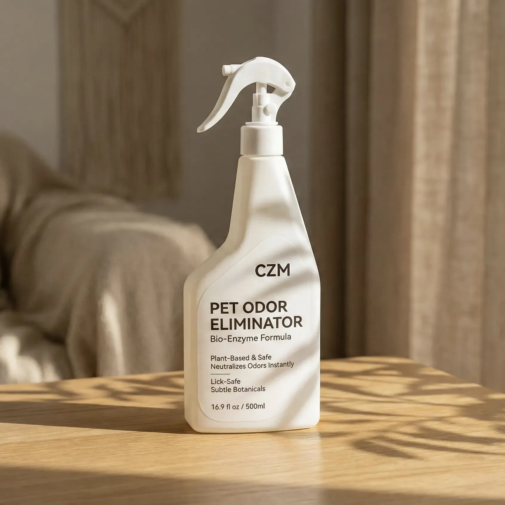 CZM Bio-Enzyme Pet Odor Eliminator Spray | Lick-Safe & Plant-Based | 500ml thumbnail 1
