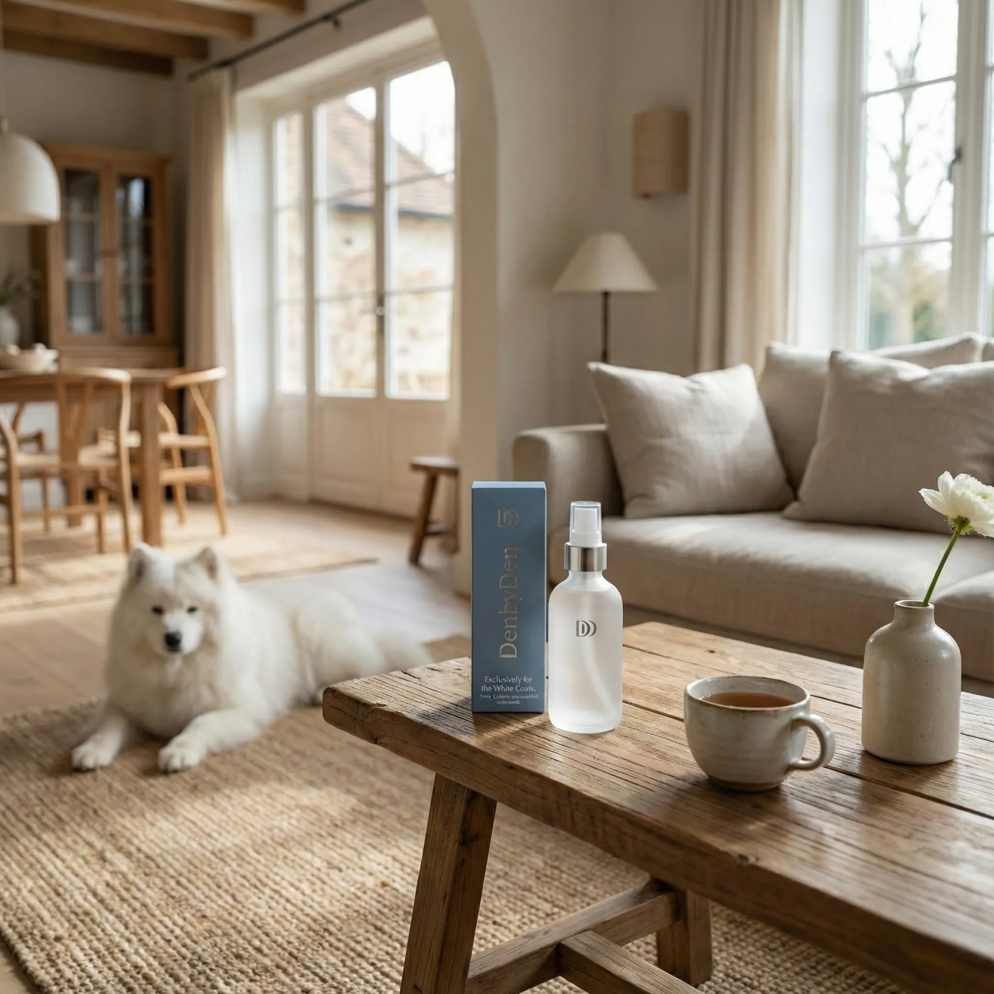 The 'Invisible' Coat Mist: Non-Staining Water-Based Deodorizer for White Dogs thumbnail 3