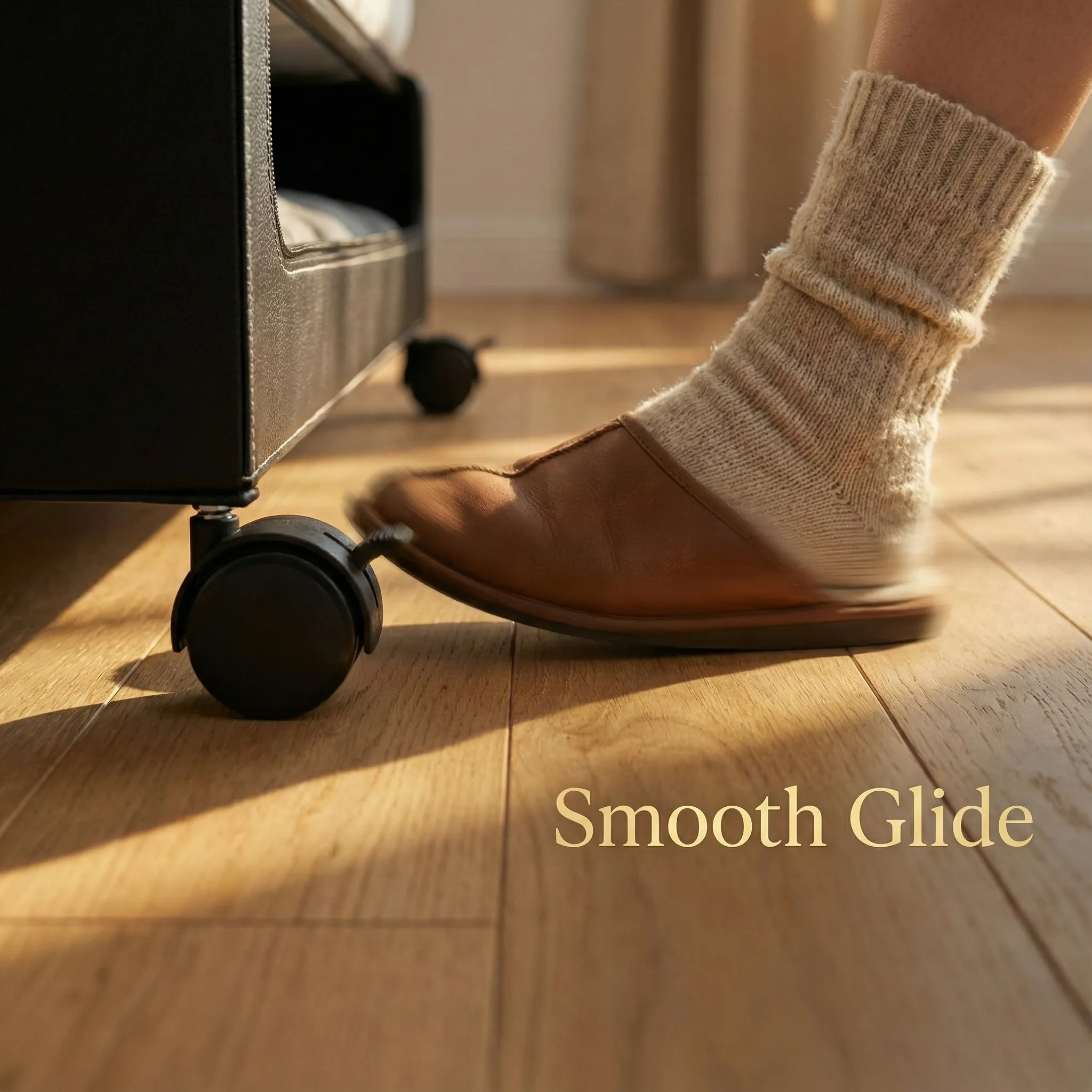 StealthGlide Under-Bed Rolling Storage | Heavy-Duty Metal Frame | 'The Chair' Alternative thumbnail 3