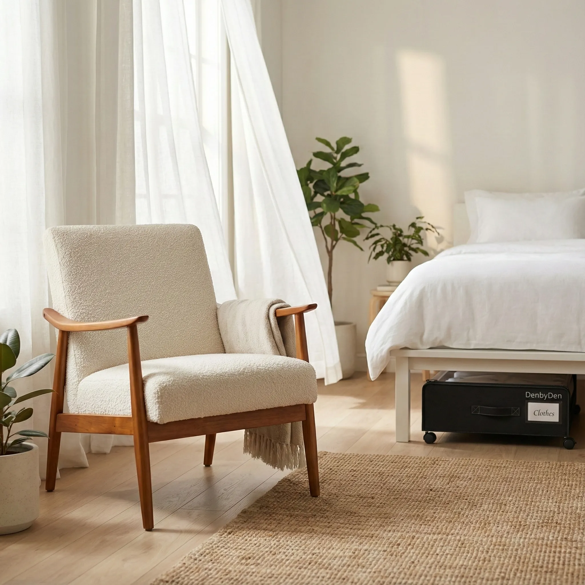 StealthGlide Under-Bed Rolling Storage | Heavy-Duty Metal Frame | 'The Chair' Alternative thumbnail 4